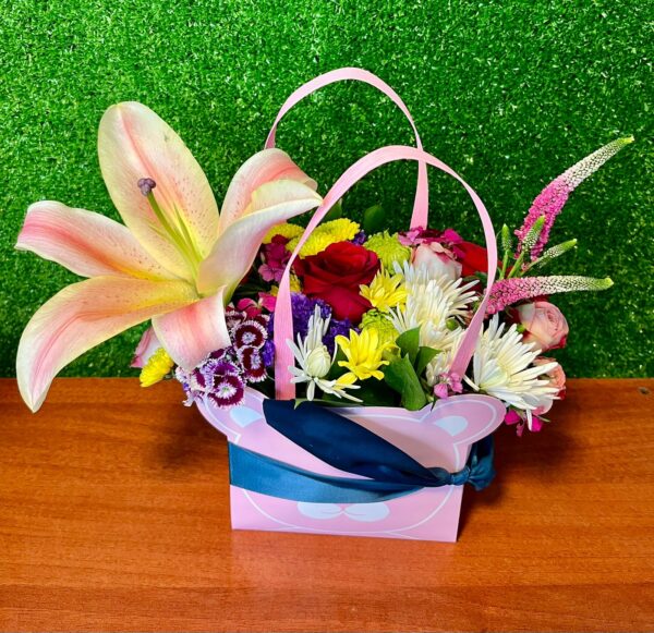 🌸🎀 Caja Floral Fantasía Rosada